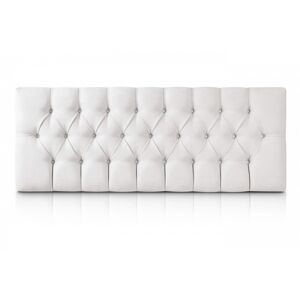Morfeo Cabecero de madera tapizado blanco 115x60 cm. Para cama de 105 cm