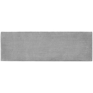 RNT by Really Nice Things Cabecero tapizado de tela acanalada gris 145x52 cm