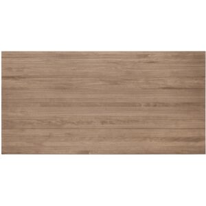 Decowood Cabecero de madera maciza en tono envejecido de 105x80cm