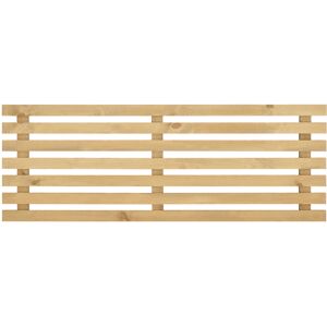 Decowood Cabecero de madera maciza en tono olivo de 200x73cm