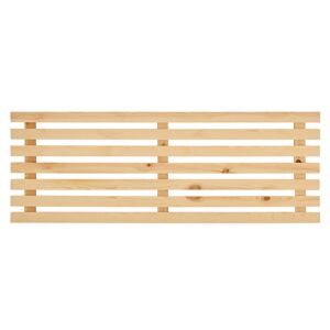 Decowood Cabecero de madera maciza en tono natural de 100x73cm
