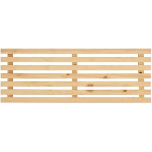 Decowood Cabecero de madera maciza en tono natural de 160x73cm