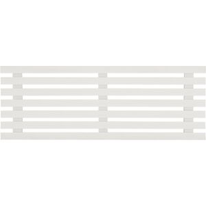 Decowood Cabecero de madera maciza en tono blanco de 160x73cm