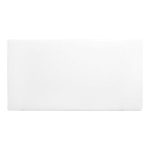 Decowood Cabecero tapizado de polipiel liso en color blanco de 200x80cm