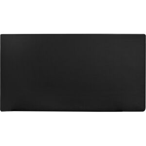 Decowood Cabecero tapizado de polipiel liso en color negro de 180x80cm