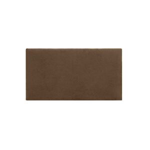 Decowood Cabecero tapizado de algodón en color marrón de 150x80cm