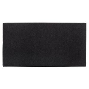 Decowood Cabecero tapizado de poliester liso en color negro de 180x80cm
