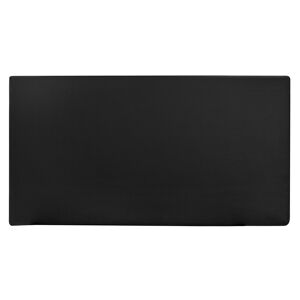 Decowood Cabecero tapizado de polipiel liso en color negro de 160x80cm