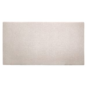 Decowood Cabecero tapizado de poliester liso en color beige de 180x80cm