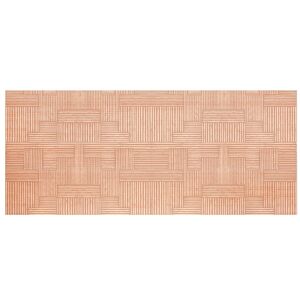 Decowood Cabecero de madera natural estampado de 105x80cm