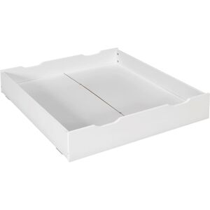 MueMue Cajón de almacenaje mdf blanco 18.5x92x100cm