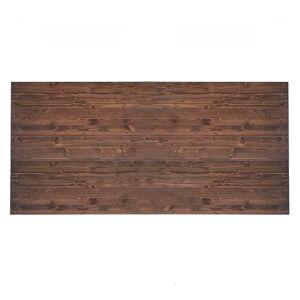 NATYAL Cabecero de cama de madera maciza en tonos oscuros 100x75cm