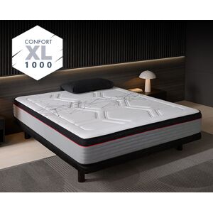 HOME Colchón de muelles ensacados Confort XL 1000