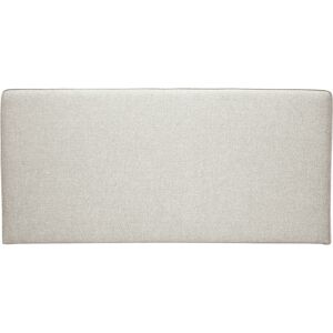 Miliboo Cabecero de cama para colgar de tela beige 160 cm LILY