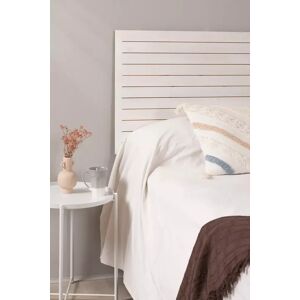 RegalosMiguel Cabecero Ribbon Madera para camas de 105 y 90 cm - Blanco