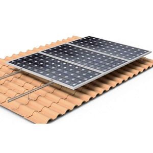 Sunfer Kit Estructura Solar Para Soporte Coplanar  01v03 Para 3 Paneles
