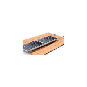 Sunfer Kit Estructura Solar Para Soporte Coplanar  01h2 Para 2 Paneles Horizontal