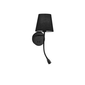 Nova Luce Luminaria Led Cabecero Cama  Nia 9182372 Negro