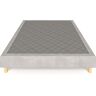 Morfeo Base tapizada color gris 105x200