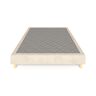 Morfeo Base tapizada color beige 90x200