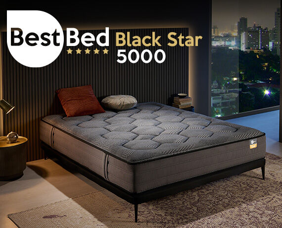 HOME Colchón de muelles ensacados Bestbed Black Star 5000
