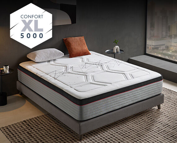 HOME Colchón de muelles ensacados Confort XL 5000