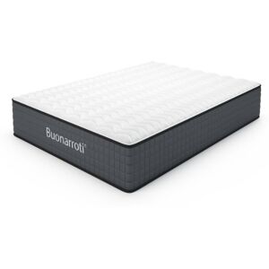 Toscohome Matelas carré et demi 120x190X25H cm à ressorts ensachés et mousse à mémoire de forme - Balto