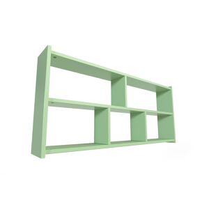 ABC MEUBLES Étagère pour lit mezzanine - Largeur 160 - Vert Pastel