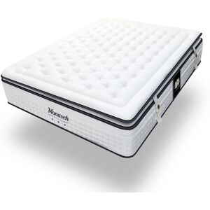 La boutique hôtelière - Matelas et surmatelas Le Monarch blanc - 140x200 cm Blanc - Publicité