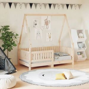VIDAXL Cadre de lit pour enfant 70x140 cm bois de pin massif - Publicité