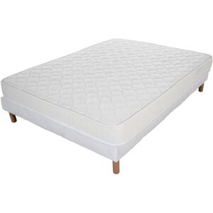 Elite Mattress - Confort+  Ensemble 140x190 Sommier + Matelas Hauteur 17cm - Publicité