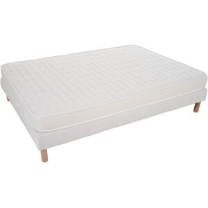 Elite Mattress - Confort  Ensemble 160x200 Sommier + Matelas Hauteur 15cm - Publicité