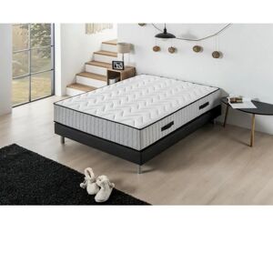 Hotel supreme - Ensemble Matelas + Sommiers 2 x 90 x 200 - Ressorts - 7 zones - Ferme - 27 cm - Deko Dream - Publicité