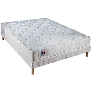 M&s - Ensemble Matelas latex ep15cm 140x190cm + Sommier - Publicité