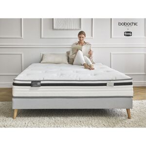 Ensemble literie Bobochic Ensemble matelas + sommier brienne édition limitée Bobochic x simmons 160x200 - Publicité