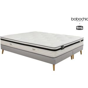 Ensemble literie BOBOCHIC - Ensemble matelas + sommier BRIENNE édition limitée BOBOCHIC x SIMMONS 2x90x200 - Publicité