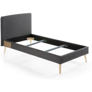 Housse pour lit Dyla noire pour matelas de 90 x 190 cm - Kave Home - Publicité