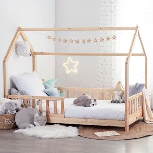 Lit Cabane Enfant Atmosphera Bosco - 90 x 190 cm - Sans matelas - Publicité