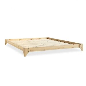 INSIDE75 Sommier futon elan bed pin laqué naturel couchage 140 cm - natural - Publicité