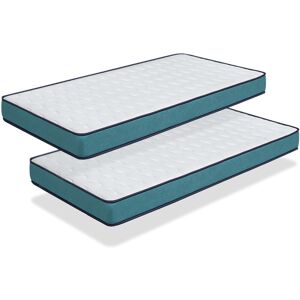 DORMALIT Matelas lot 2 confort pro 90x190 Épaisseur 14 cm – Rembourrage super soft - Juvénil - idéal pour les lits gigognes - Publicité