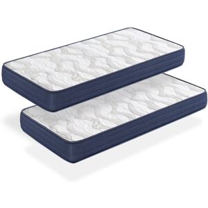 DORMALIT Matelas 80x200 lot 2 air latex Epaisseur 18 cm Renforcement lombaire en latex Juvenil - Publicité