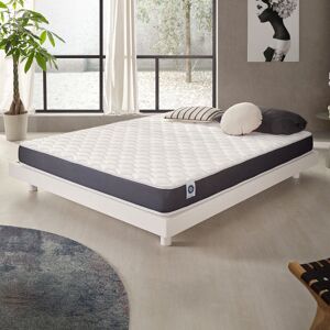 Naturalex - Matelas Ergolatex 90x190 Mousse Haute densité - Accueil Latex + hr - 7 zones Grand Confort - Blanc - Publicité