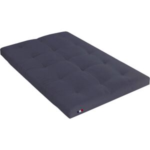 Terre De Nuit - Matelas futon anthracite coeur en latex 160x200 - Anthracite - Publicité