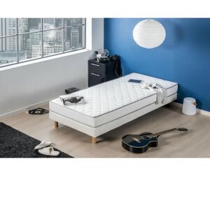 Deko Dream - Matelas mousse Kiva 90 x 190 cm - Confort ferme - 16 cm - Publicité