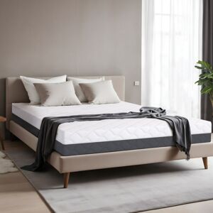 Tanhk - Matelas Double 135x190 Soutien Orthopédique Moyennement Rigide Formule Hybride Memory Foam & Mousse D'Eau Propriétés Auto-Modelantes Respirant Anti-Acarien & Antibactérien Matelas 135 x 190 - Publicité