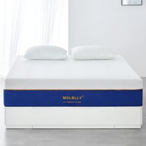 Molblly - Matelas 160x200 cm-Épaisseur22cm Luxe Memoire De Forme Matelas,Respirante Fermeté Moyenne Matelaspour Adulte Enfant, Deux Faces Utilisables Matelas - Publicité