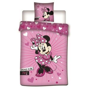 AYMAX Parure de lit réversible Disney Minnie -Proud to be me - - 140 cm x 200 cm - Publicité