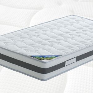 ALTOBUY Seychelles - Matelas Mémoire de Forme 90x200cm Epaisseur 21cm - Blanc - Publicité