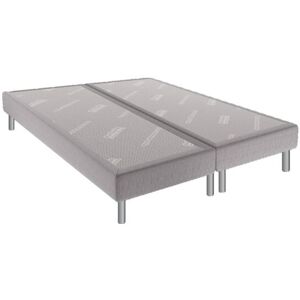 Dunlopillo Sommier 2 x 80 x 200 Somnilat 2x80x200 (160x200cm) bellini gris perle - Publicité