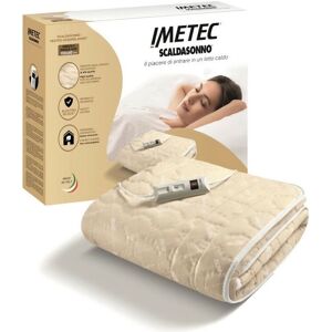 Surmatelas Chauffant Imetec Chauffe-lit Pour Lit Double 150 x 80 cm - 2 Commandes avec 2 Températures - Lavable - Publicité